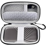 Case Compatible for WD 1TB 2TB 500GB My Passport SSD External Portable Drive-WDBAGF0010BRD-WESN, Carrying Storage Holder Bag Also fits for USB Cables(Case Only)