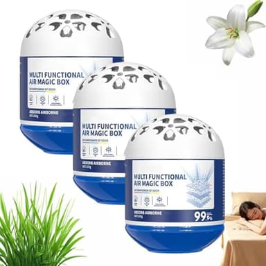 Air Magic Box - Indoor Air Purification Dust Removal Magic Box, Multi Functional Vacuum Automatic Dust-Collecting Box, Plant-Based, No Electricity & Noise Long-Lasting Fresh for Any Room (#A *3)