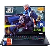 acer Predator Helios 18 Gaming Laptop 4090, NVIDIA RTX 4090 16GB GDDR6, Intel i9-14900HX(Up to 5.8GHz), 18" 250Hz 2560x1600 1000 Nits, 64 GB DDR5, 2 TB SSD, Wi-Fi 7, AI PC, Windows 11 Pro