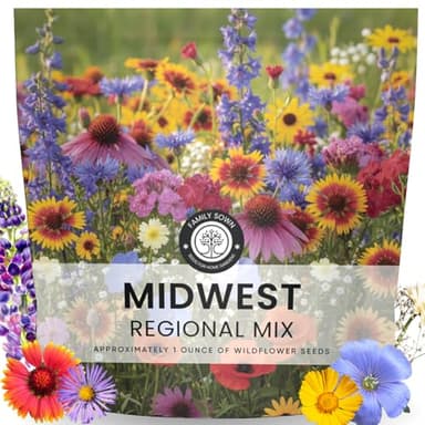 Midwest Regional Mix – 14,000 Seeds for Planting – 2026 Season – 1 Ounce Pouch