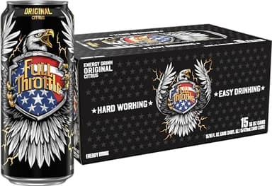 Full Throttle Citrus: Hard-Working Energy Drink. 16 Fl oz