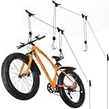 Wallmaster Bike Ceiling Mount Lift Hoist Hanger Storage Rack for Garage Indoor 2 pack