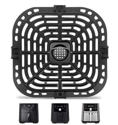 Air Fryer Replacement Tray for Instant Pot Vortex 6 in 1 6 QT Gourmia GAF685 GAF735 6 QT, Original Air Fryer Accessories Grill Pan Plate Crisper Plate Rack Parts,Dishwasher Safe