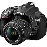Nikon D5300 24.2 MP CMOS Digital SLR Camera with 18-55mm f/3.5-5.6G ED VR Auto Focus-S DX NIKKOR Zoom Lens (Black)