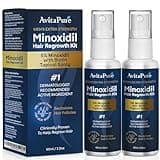 5% Minoxidil Hair Growth Serum for Men - Extra Strength Treatment to Combat Hair Loss and Thinning (2 Pack)
