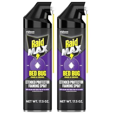Raid Max Foam Bed Bug 17.5 Ounce (Pack of 2)