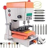 SICWEDIM Vertical Key Cutting Machine, Automatic Key Duplicator for Door and Car Locks, 110V Key Copying Machine for Key Making