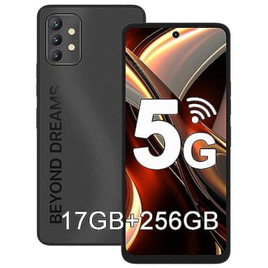 UMIDIGI 5G Smartphone,12GB RAM 256GB ROM (Expandable to 512GB) - 6.8" 90Hz Display, 64MP Camera - 5150mAh Battery - Fully Compatible with T-Mobile/AT&T Networks​,Warranty
