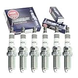 6 pc NGK Iridium IX Spark Plugs compatible with BMW 328i 3.0L L6 2007-2009