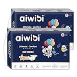 AIWIBI Ultimate Comfort Size 3 Overnight Diapers, Disposable Baby Diapers, (13-24 lbs) 108 Count, Super Absorbent Night Time Protection