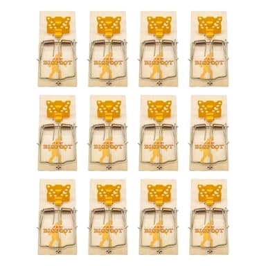 Bigfoot Rat Size Snap Trap with Expanded Trigger – Heavy-Duty Rodent Control Trap for Effective Rat Catching