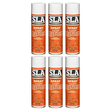 Reefer Galler SLA Cedar Scented Moth Repellent Spray, Kills Moths, Bed Bugs, and Pests on Contact, 15 oz (Pack of 6)