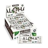 ALOHA Organic Plant Based Protein Bars, Coconut Chocolate Almond, 1.98-Ounce Bars (Pack of 12)