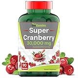 Cranberry Pills for Women & Men (30,000 MG - 90 Capsules) | Supports Urinary Tract Health* | Cranberry Concentrate Supplement | Bladder & Kidney Support* | Supports Women's Health* | Antioxidants