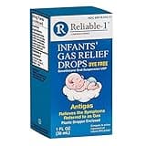 Reliable-1 Laboratories Infants Gas Relief Drops Stomach Relief Gas Drops for Babies, Infants and Toddlers | Simethicone Baby Gas Relief | Safe for Newborns, Dye Free Formula | 1 Fl Oz