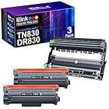 E-Z Ink Compatible Toner Cartridge and Drum Unit Replacement for Brother TN-830 TN830 Toner Cartridges DR 830 DR830 Drum Unit for HL-L2460DW DCP-L2640DW Printer (2 Toner Cartridge, 1 Drum Unit)