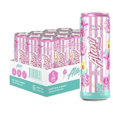 Alani Nu Cotton Candy Sugar Free Energy Drink (Pack of 12)