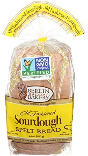 Berlin Natural Bakery, Old Fashioned Sourdough Spelt Bread, 24 Oz (Frozen)