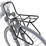 INLETTER Bicycle Front Rack, Luggage Touring Carrier Racks 15KG Capacity Mountain Road Bike Pannier Rack Cycling Equipment Stand Footstock for Cargo Luggage Picnic Carrier Rack
