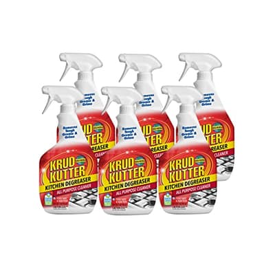 Krud Kutter 305373-6PK Kitchen Degreaser All Purpose Cleaner Spray, 32 oz, 6 Pack