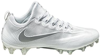 Nike Men's Vapor Untouchable Pro Football Cleats(White/Silver, 16 D(M) US)