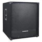 Sound Town METIS Series 1800 Watts 15” Powered Subwoofer with Class-D Amplifier, 4-inch Voice Coil, High-Pass Filter (METIS-15PWG)