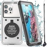 Professional Underwater Snorkeling Diving Phone Case for iPhone 15/14/13/12/11 Pro Max/XR/XS/X Samsung Galaxy S24/S23/S22/S21, Scuba Dive Waterproof Case Underwater Photo & Video Housing (Black)