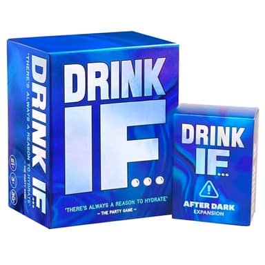 Drink IF… Adult Drinking Game for Parties + After Dark Expansion Set | Funny Icebreaker & Conversation Starter Card Game for Friends and Groups | Great for Game Night and Pregames| Fun Gift for Adults