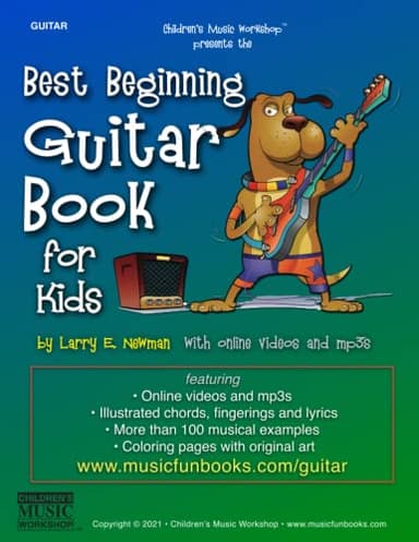 Best Beginning Guitar Book for Kids: Easy learn how to play guitar method made simple for beginner students and children of all ages with essential ... and more (Guitar Books by Music Fun Books)