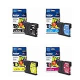Brother Genuine Original OEM-LC61 4-Pack Set