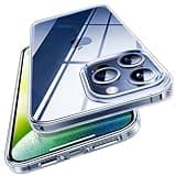 TORRAS Crystal Clear for iPhone 15 Pro Case, Ultra-Thin [Non-Yellowing] [Military Protection] Slim Fit Silicone TPU Cover for iPhone 15 Pro Phone Case, Soft, Clear, 6.1 inch
