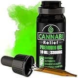 Cannabi Relief Oil 3300mg |Pain, Stress, Sleep, Calm, Focus, Immune System, Mood | High Potency Maximum Strength Calming Drops | Omega 3-6-9 | Netherlands Extract, Legendary Hemp for Adults and Dogs