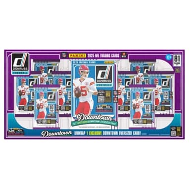 Donruss NFL Trading Cards 2025 Downtown Collection, 81 Cards, Oversized Card Pack