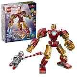 LEGO Marvel Iron Man Mech vs. Ultron Building Toy Set - Iron Man Toy for Kids, Boys and Girls, Ages 6+ - Buildable Action Figure - Superhero Gift for Birthday - 76307