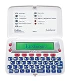 LEXIBOOK D850EN The Collins English Dictionary, Definitions, Thesaurus, Conjugation, Phonetic Spellchecker, Crossword Solver, with Battery, Blue/White