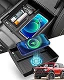 CarQiWireless Wireless Charger for Ford Bronco 2021-2025, Automotive Car Center Console Organizer Wireless Charging Pad Tray for Bronco 2022 2023 2024 Accessories, for Bronco Accessories 2024