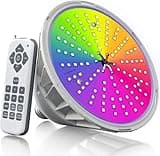 Aygrochy 120V 60W LED Pool Light Bulb for Inground Pool, RGB Color Changing Pool Light with Remote Control for Inground Swimming Pool, Replacement Bulb for Pentair and Hayward Fixture