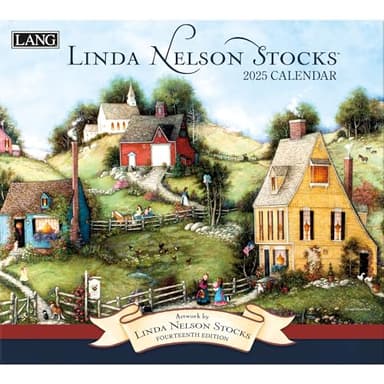 Lang, Linda Nelson Stocks 2025 Wall Calendar