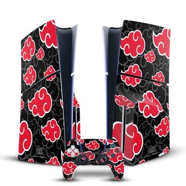 Head Case Designs Officially Licensed Naruto Shippuden Akatsuki Iconic Vinyl Sticker Gaming Skin Decal Cover Compatible With Sony PlayStation 5 PS5 Slim Disc Edition Console & DualSense Controller