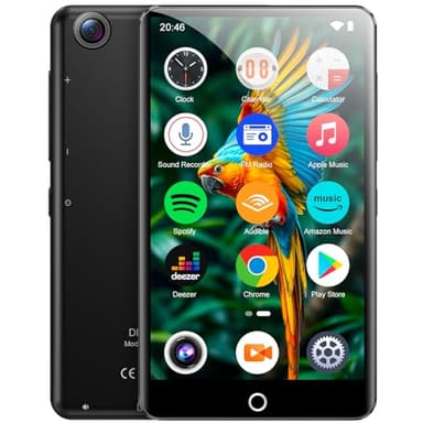 Conrain 80GB mp3 Player with Bluetooth and WiFi, 4.02" Touchscreen Android MP3 Player with 13MP Rear Camera, MP4 Music Player for Kids with Spotify, Deezer, Amazon Music, Audible