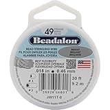 Beadalon Stringing Wire 49-Strand .018" X30'-Bright