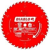 Freud D1040X Diablo 10-In 40-Tooth ATB General Purpose Saw Blade with 5/8-Inch Arbor and PermaShield Coating 2 PACK