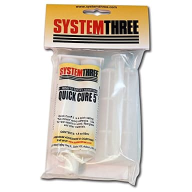 System Three Quick Cure 5 Epoxy Adhesive Cartridge, 50 Milliliters