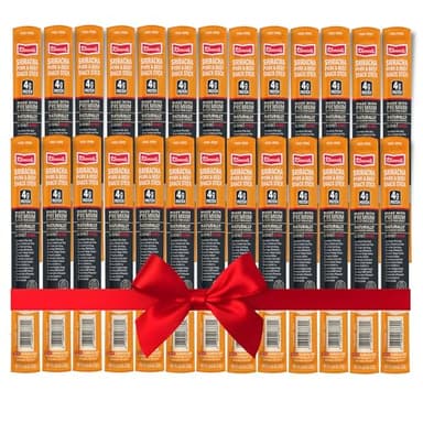 Jerky.com Spicy Sriracha Meat Sticks - 26 Pack | Bold Beef & Pork Jerky Sticks | High Protein, Low Carb, Keto Snack | Gluten-Free, No MSG | Individually Wrapped Jerky Gifts for Men