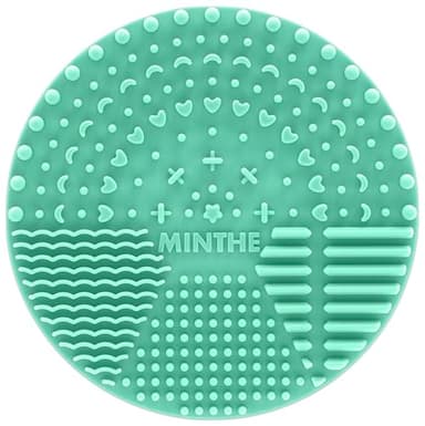 MINTHE™ Makeup Brush Cleaner Mat | 2 Pack | Silicone Make up Cleaning Pad