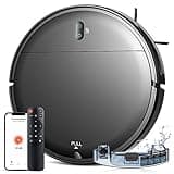 Robot Vacuum and Mop, 2 in 1 Robotic Vacuum Cleaner with Schedule, App/Voice, Slim Mopping Vacuum Robot with Watertank and Dustbin, Self-Charging, Easy of Use, Ideal for Hard Floor, Pet Hair, Carpet
