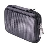 MERRYHAPY 5.25in Hard Drive Storage Case Eva Mobile Hdd Case Cable Headphone Organizer Pouch