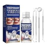 Tooth Repair Kit, Moldable Tooth Filling Repair Kit with 4 Dental Tool, Dental Care Kit Fixing The Missing and Broken Replacements, DIY Natural Filling Fake Teeth,Smile Confidently Again-Q3