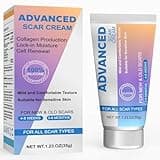 Silicone Scar Cream Scar Gel - Advanced Scar Treatment Keloid Bump Removal for Surgical Scars, C-Section, Injury, Stretch Marks, Acne, Burns, Keloids, Old & New Scars, 1.23Oz (35g)