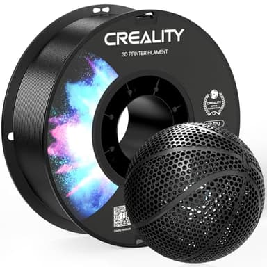 Official Creality TPU Filament, Flexible 3D Printer Filament 1.75mm, 95A Shore High Hardness & Resilience, Dimensional Accuracy +/- 0.03 mm for Most FDM 3D Printers